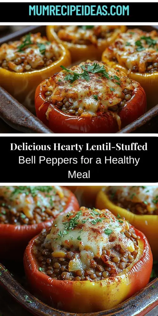 Discover the deliciousness of Hearty Lentil-Stuffed Bell Peppers, a nutritious recipe perfect for anyone exploring plant-based meals. This dish combines protein-rich lentils and colorful bell peppers to create a satisfying and healthy meal. Learn about the versatile ingredients, their nutritional benefits, and step-by-step preparation tips. Enjoy a flavorful experience that nourishes your body while delighting your taste buds with every bite!
