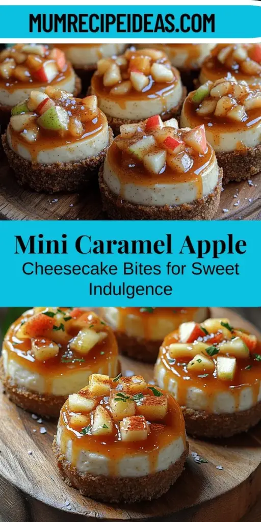 Discover the joy of baking with Mini Caramel Apple Cheesecake Bites, a perfect blend of creamy cheesecake, tart Granny Smith apples, and rich caramel. These bite-sized treats bring a delightful balance of flavors and textures, making them ideal for gatherings or a cozy dessert at home. Easy to prepare and visually stunning, they offer portion control without sacrificing indulgence. Elevate your desserts and impress your guests with these tasty morsels that celebrate the essence of fall.