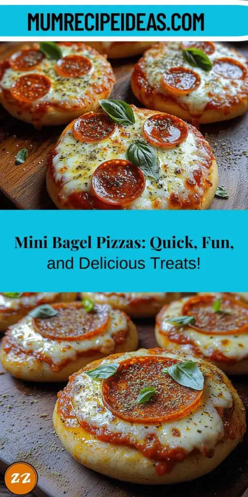 Discover the delightful world of mini bagel pizzas, a fun twist on a classic dish! These bite-sized treats combine the chewy texture of bagels with your favorite pizza toppings, making them perfect for snacks, kids' lunches, or casual dinners. They're highly customizable to suit every taste and dietary preference, from vegetarian to gluten-free options. Learn how to make them quickly in an air fryer for a crispy crust and gooey cheese, and explore creative topping ideas and sauce variations. Enjoy this easy recipe that guarantees a deliciously satisfying bite every time!