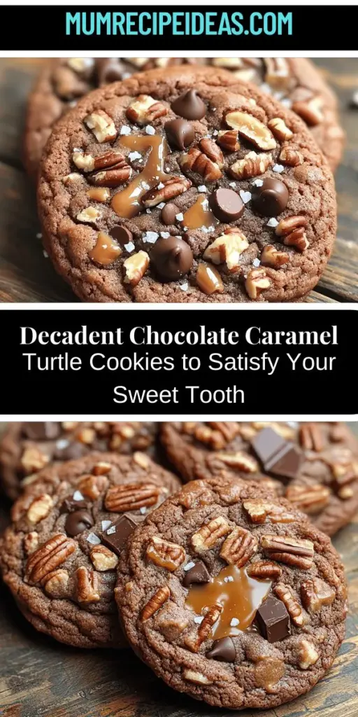 Indulge in the sweet comfort of Decadent Chocolate Caramel Turtle Cookies, a delightful treat that blends rich chocolate, crunchy pecans, and gooey caramel. This cookie recipe brings a nostalgic warmth, perfect for sharing with loved ones or enjoying during cozy moments. Learn the essential ingredients and step-by-step baking techniques to create this irresistible dessert. Whether for gatherings or a special treat at home, these cookies promise to bring smiles and cherished memories to every bite.