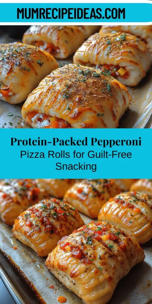 Dive into a delicious twist on a classic favorite with Protein-Packed Pepperoni Pizza Rolls! These tasty finger foods are perfect for movie nights, game days, or quick post-workout snacks. Easy to make and loaded with protein, they combine cheesy goodness, turkey pepperoni, and a variety of vegetables for a nutritious treat. This article covers everything from ingredients and health benefits to preparation and creative serving ideas, ensuring you elevate your snack game!
