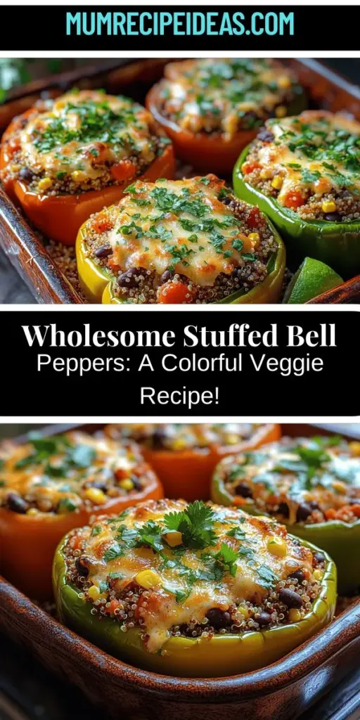 Discover the vibrant world of vegetarian cooking with this delicious stuffed bell pepper recipe, Vibrant Veggie Delight. Bursting with colorful ingredients like quinoa, black beans, and fresh vegetables, this dish is not only visually stunning but also loaded with nutrients. Perfect for any dietary preference, it's a versatile meal great as a main course or a side. Learn how to create this wholesome and satisfying dish that brings joy to your table while promoting healthy eating.