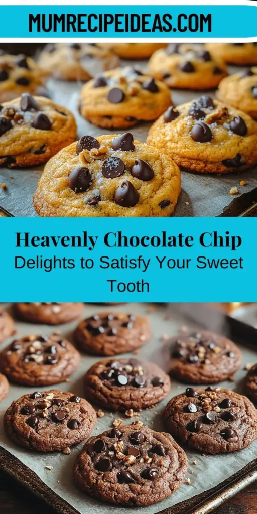 Indulge in the joy of baking with our Heavenly Chocolate Chip Delights recipe! These cookies are the perfect blend of chewy edges and soft centers, loaded with rich semi-sweet chocolate chips. Discover the magic behind this beloved treat, from the history of chocolate chip cookies to tips for perfecting your batch. Whether it's a cozy afternoon or a festive gathering, let the delightful aroma and taste bring loved ones together and create cherished memories.