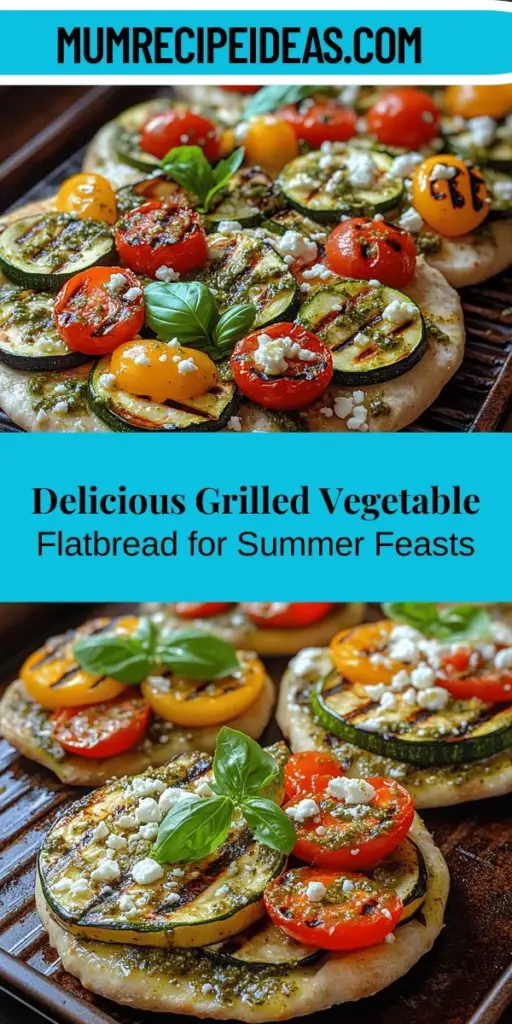 Discover the joy of outdoor cooking with a savory grilled vegetable flatbread! This vibrant dish features a medley of fresh vegetables like zucchini, bell peppers, and eggplant, layered over whole-wheat flatbreads for a nutritious and satisfying meal. Perfect for summer barbecues or quick weeknight dinners, this recipe highlights simple preparation and grilling techniques that ensure a delicious experience. Elevate your next meal with this colorful, plant-based delight that the whole family will love!