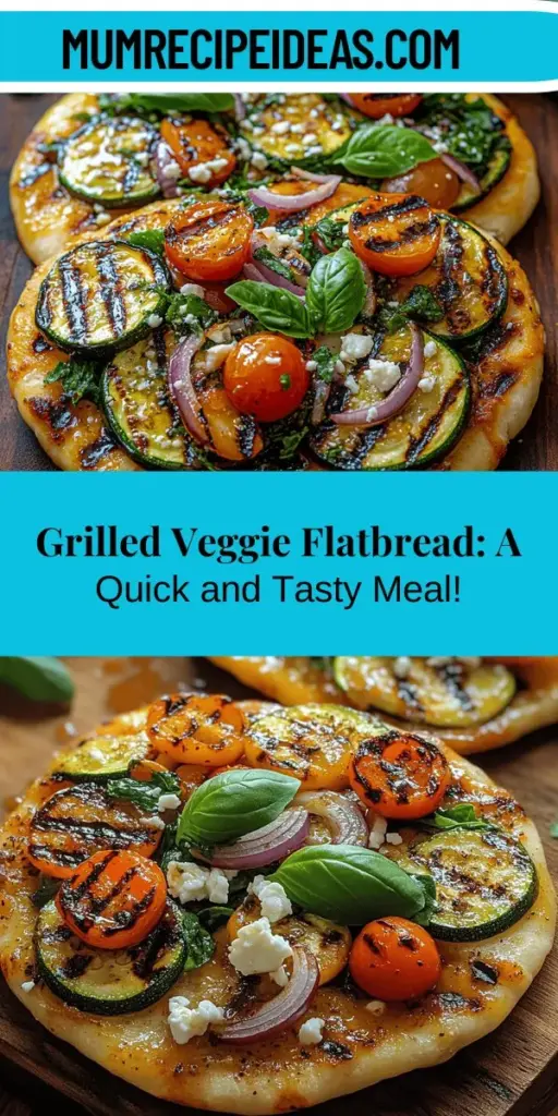 Discover the vibrant flavors of grilled veggie flatbread with this easy recipe that’s perfect for any occasion. Combining fresh seasonal vegetables like zucchini, bell peppers, and cherry tomatoes with feta cheese on a crispy flatbread, this dish is both healthy and satisfying. Perfect for a quick lunch, hearty dinner, or crowd-pleasing appetizer, it’s simple enough for novice cooks yet impressive enough for seasoned chefs. Enjoy the delightful combination of grilled veggies and a dash of balsamic vinegar for a treat that nourishes the body and pleases the palate.