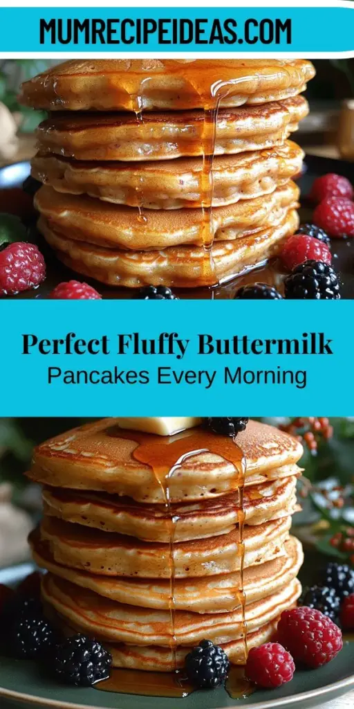 Discover the art of making the perfect fluffy buttermilk pancakes with this comprehensive guide. These pancakes are a delightful breakfast staple that combines simplicity and deliciousness. Learn about essential ingredients like buttermilk, eggs, and flour, and follow the step-by-step instructions to achieve that light, airy texture everyone loves. Customize your pancakes with your favorite toppings for a tasty start to your day. Enjoy the warmth and happiness these pancakes bring!