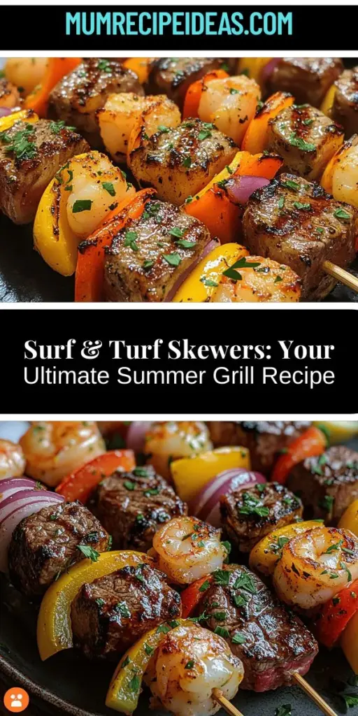 Discover the joy of grilling with Surf & Turf Sizzle Skewers! This recipe combines tender ribeye steak and succulent shrimp, enhanced by vibrant peppers and onions for an unforgettable flavor experience. Perfect for summer barbecues or intimate dinners, these skewers are easy to make and visually stunning. Learn the secrets of marinating, selecting quality ingredients, and grilling techniques to elevate your culinary skills and impress your guests. Enjoy the best of land and sea in every bite!