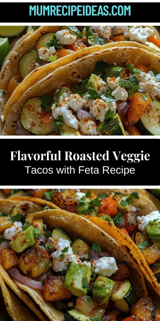 Discover the vibrant flavors of roasted veggie tacos with feta, a delicious and nutritious plant-based dish perfect for any occasion. This recipe features a colorful mix of fresh vegetables, creamy feta cheese, and aromatic spices, making it a delightful option for weeknight dinners or gatherings. Learn how to prepare these tasty tacos with easy step-by-step instructions, ingredient breakdowns, and helpful tips. Enjoy a wholesome meal packed with nutrients and bursting with flavor that everyone will love.