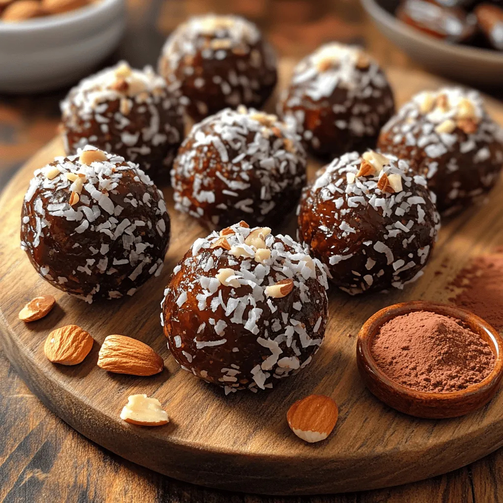 Before you begin the process of blending your ingredients, it’s important to prepare your dates properly. Hard dates can be challenging to blend into a smooth mixture, which is why soaking them is essential. Soak your pitted dates in warm water for about 10 to 15 minutes. This not only softens the dates but also helps to enhance their natural sweetness, making your choco date balls even more delicious.