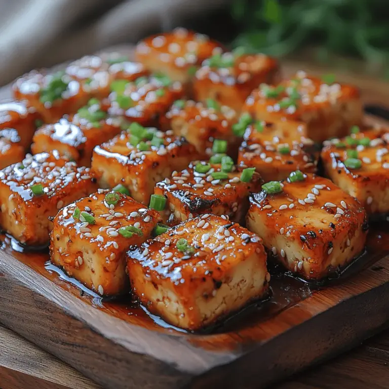 In recent years, plant-based diets have surged in popularity, driven by a growing awareness of health benefits, environmental sustainability, and ethical considerations surrounding animal agriculture. As more people explore vegetarian and vegan options, tofu has emerged as a staple in many kitchens worldwide. This versatile ingredient, derived from soybeans, is not only a fantastic source of protein but also a blank canvas that absorbs flavors, making it perfect for a wide range of dishes. One such dish that exemplifies the deliciousness of tofu is Crispy Teriyaki Tofu Cubes— a dish that is not only satisfying but also healthy and appealing to a wide audience, from seasoned vegans to curious skeptics.