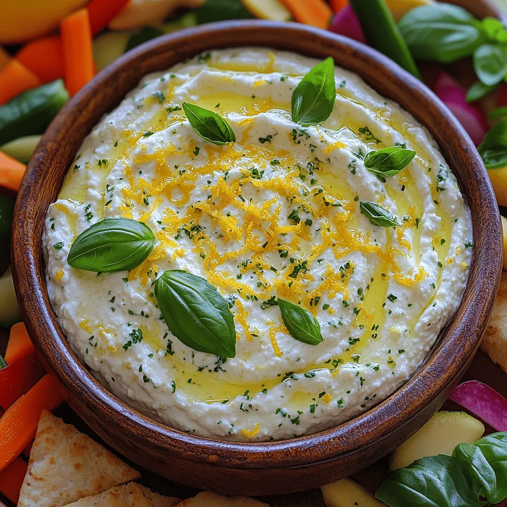 Dips have long been a staple of social gatherings, transforming even the simplest of gatherings into a flavorful feast. Whether it’s a family barbecue, a holiday party, or a casual get-together with friends, a well-crafted dip can serve as the centerpiece of your appetizer spread. Among the endless variety of dip recipes, the Zesty Creamy Lemon Ricotta Dip stands out for its delightful combination of rich and refreshing flavors. This dip not only tantalizes the taste buds but also offers a creamy texture that makes it perfect for scooping up with fresh vegetables, crunchy chips, or warm bread.