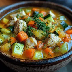 Zesty Greek Lemon Chicken Soup, also known as "Avgolemono," is a beloved staple of Greek cuisine that captures the essence of comfort food with its bright flavors and soothing qualities. This dish is not only a favorite among locals but has also gained international acclaim for its unique combination of tender chicken, vibrant lemon, and aromatic herbs. The significance of this soup lies in its cultural roots, often served during family gatherings, celebrations, and even when someone is feeling under the weather. The warm, inviting qualities of Avgolemono make it a perfect dish for any occasion, embodying the spirit of Greek hospitality.