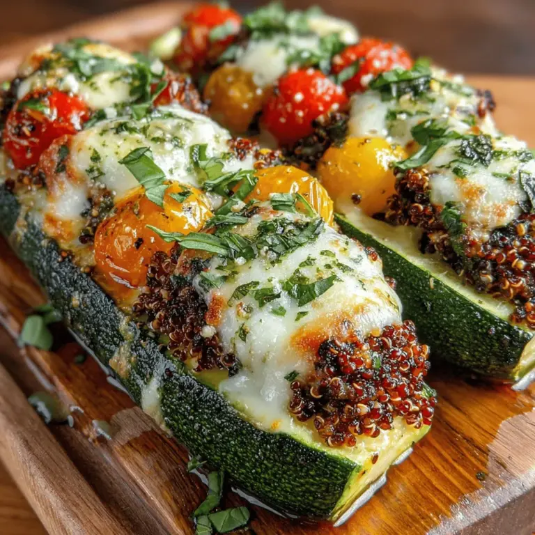 Creating the perfect filling for your Cheesy Baked Parmesan Zucchini Boats is crucial for achieving a delightful texture and flavor profile. Start by gathering the following ingredients for the filling: