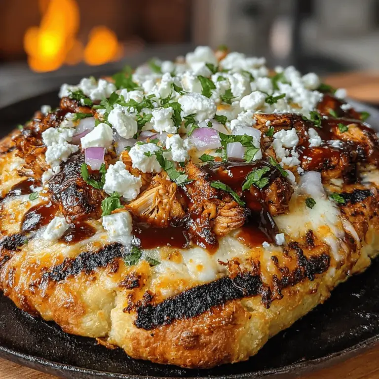 Pizza has long held a special place in the hearts of food lovers around the world. Its versatility allows for endless variations, making it a canvas for creativity in the kitchen. When summer arrives, the allure of grilling becomes irresistible. The combination of these two culinary staples—pizza and grilling—results in a mouthwatering creation that’s perfect for warm-weather gatherings: Grilled BBQ Chicken Pizza. This recipe not only elevates the traditional pizza experience but also introduces a smoky, charred flavor profile that can only be achieved through grilling.