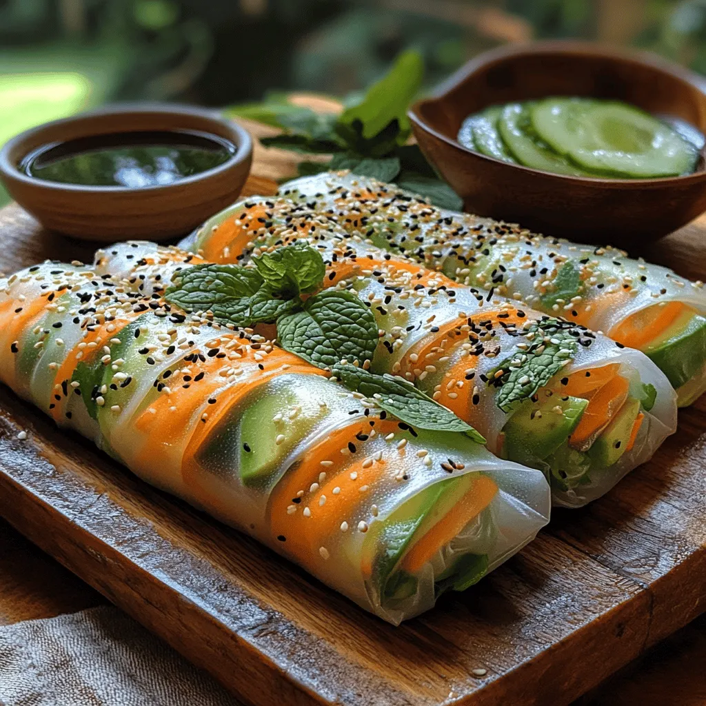 Explore the vibrant world of fresh flavors with our Crunchy Avocado Spring Rolls recipe. These delightful rolls are not only visually appealing but also packed with nutrients and textures that make them a perfect appetizer or light meal. With their colorful presentation and crunchy exterior, spring rolls are an excellent way to showcase fresh ingredients while keeping your meals light and nutritious. Whether you are a seasoned chef or a beginner in the kitchen, this recipe provides clear instructions to guide you through preparing these delicious rolls.