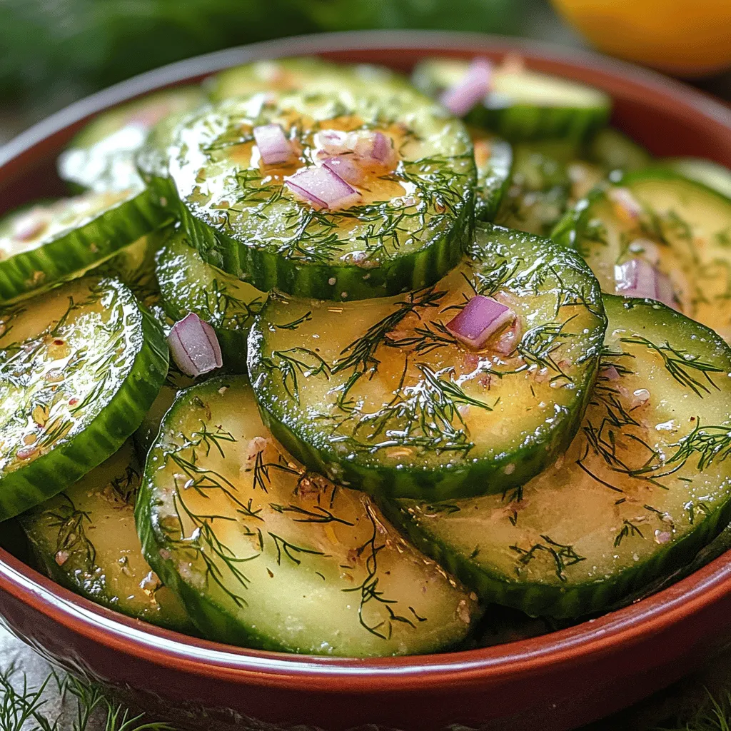 When the temperature rises and summer is in full swing, there's nothing quite like a refreshing salad to cool you down. One of the most delightful options is the Creamy Cucumber Dill Salad, a dish that embodies the essence of fresh, vibrant flavors. This salad not only offers a delicious combination of textures but also presents a healthy alternative for those looking to enjoy light, nutritious meals during warmer months. Known for its crisp cucumbers and creamy dressing, this salad is a staple at picnics, barbecues, and family gatherings, making it a versatile addition to any spread.