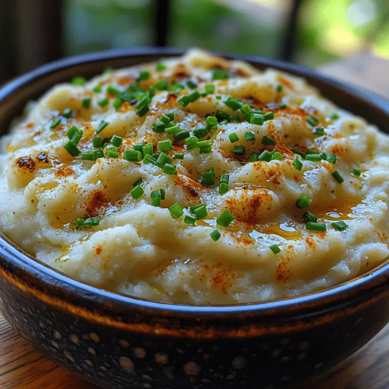 In today’s culinary landscape, healthy comfort food has become an essential category for those seeking to enjoy indulgent flavors without the guilt of high-calorie ingredients. One standout recipe that embodies this concept is creamy garlic cauliflower mash. This dish serves as a delightful low-carb alternative to traditional mashed potatoes, making it a popular choice among health-conscious eaters, dieters, and anyone looking to incorporate more vegetables into their meals.