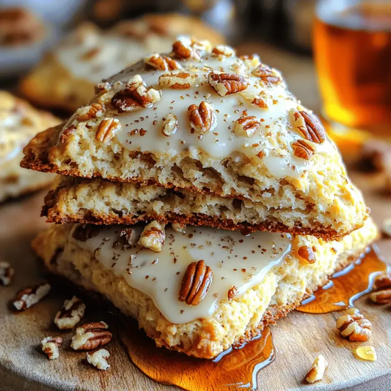 Scones are a beloved baked good that originated in the United Kingdom, often enjoyed during afternoon tea or as part of a hearty breakfast. Among the numerous variations, buttery maple pecan scones stand out, bringing together the rich, nutty flavors of pecans with the warm sweetness of maple syrup. This recipe is not just about indulging your taste buds; it's also about creating a comforting experience that evokes the essence of home. Whether you are hosting a brunch or simply treating yourself to a delightful snack, these scones are sure to impress.