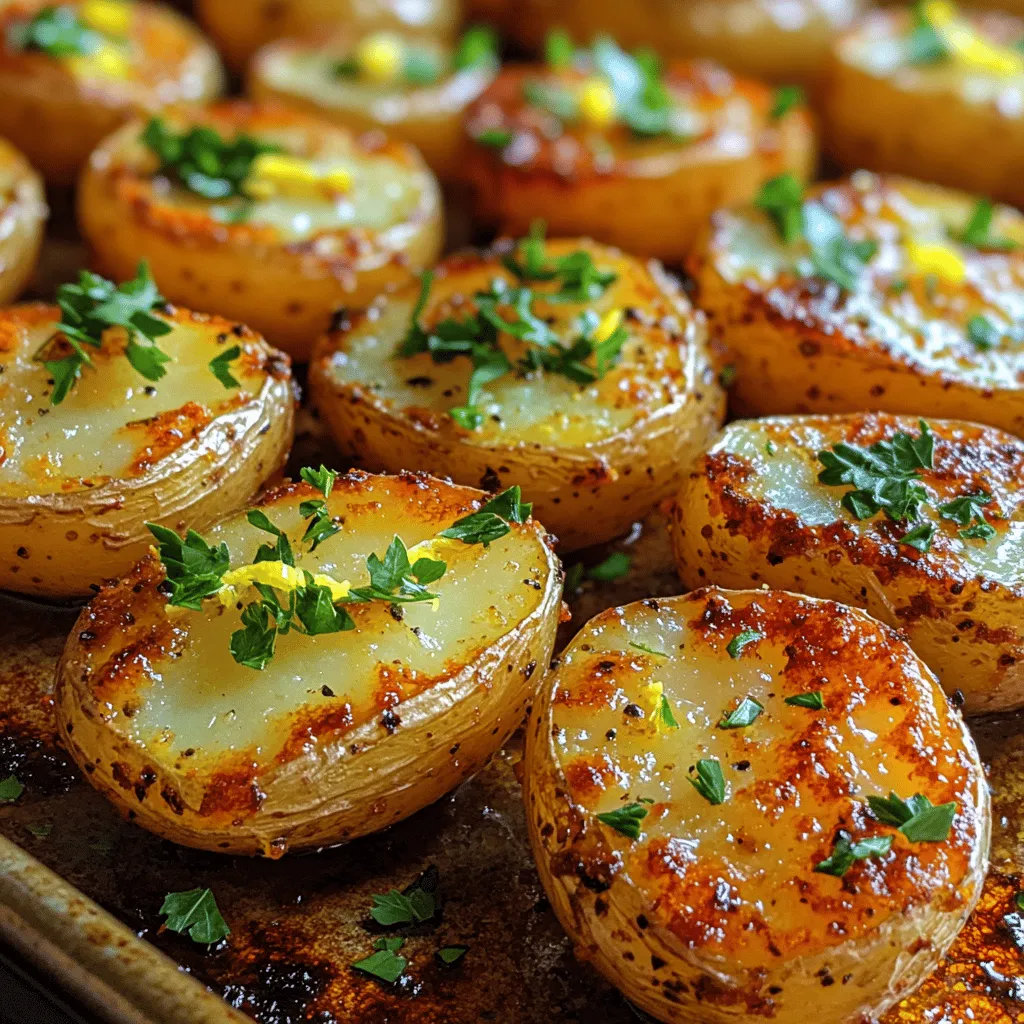 Imagine a dish that perfectly marries the comforting earthiness of potatoes with the vibrant brightness of lemon and the aromatic allure of garlic. This is exactly what Zesty Crispy Lemon Garlic Potatoes deliver—a tantalizing combination of flavors and textures that will undoubtedly make your taste buds dance with delight. Whether you’re preparing for a family dinner, a casual gathering, or simply looking for a quick yet impressive side dish, this recipe stands out as a culinary gem.