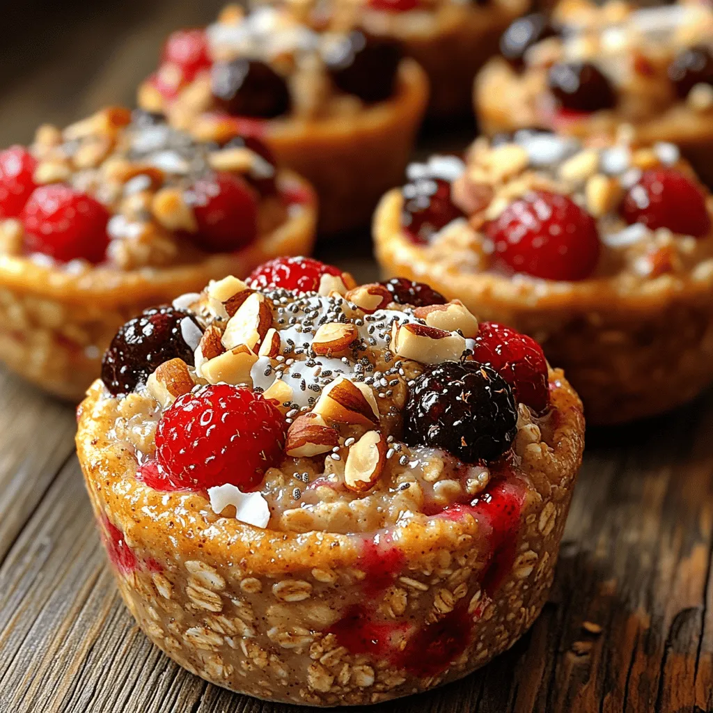 In today's fast-paced world, the demand for healthy and convenient breakfast options has never been higher. As more people seek to maintain a balanced diet while juggling their busy lifestyles, the popularity of meal prep and make-ahead recipes continues to grow. One standout option that caters to both health-conscious individuals and busy families alike is the Wholesome Berry Bliss Baked Oatmeal Cups. This delightful recipe not only embodies the essence of nourishment but also offers an easy-to-make solution for breakfast that can be enjoyed throughout the week.