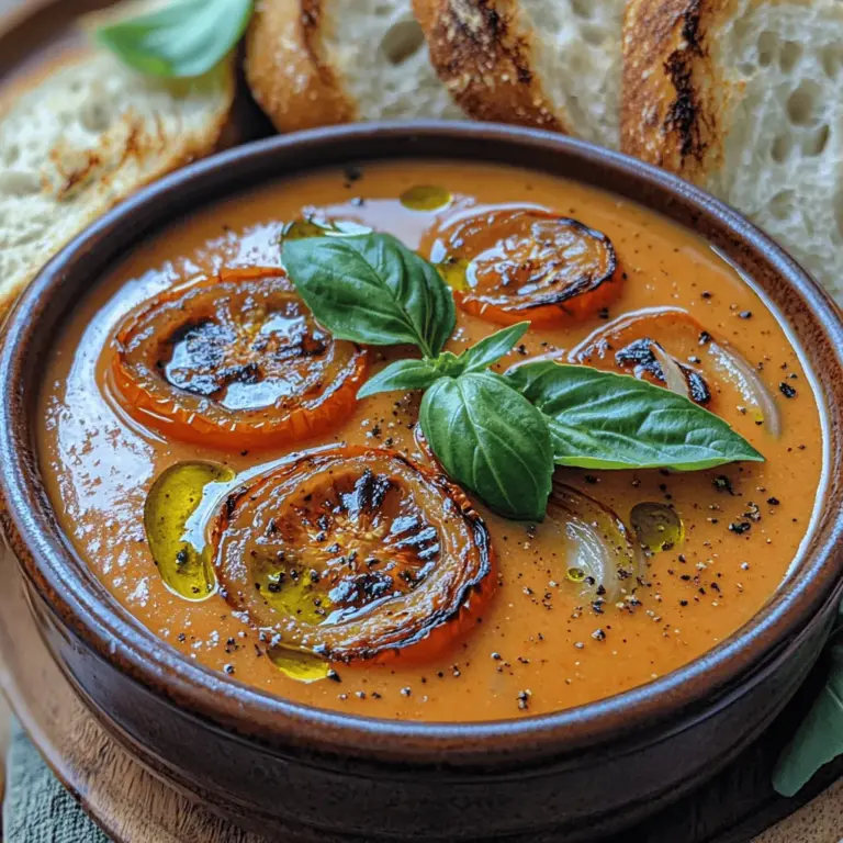 Creating a flavorful bowl of Creamy Roasted Tomato Bliss begins with preparation. Each step plays a crucial role in maximizing the taste and texture of the final dish. Follow these detailed instructions to ensure your soup is nothing short of spectacular.