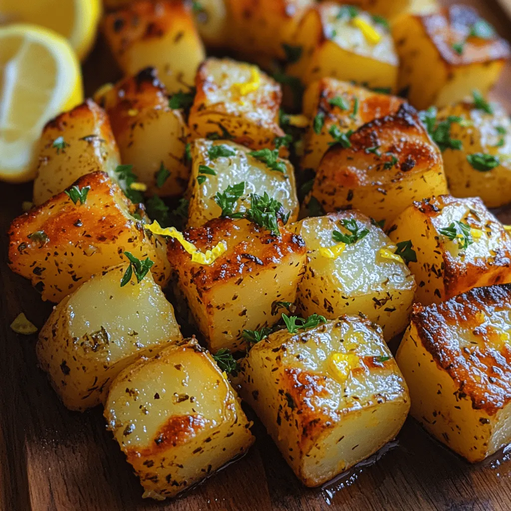 Crispy potato cubes have a universal appeal that transcends cultural boundaries. Whether they are served alongside a hearty protein at a family dinner, presented as an elegant side at a festive gathering, or enjoyed solo as a satisfying snack, these golden bites of goodness never fail to impress. Infused with the bright notes of zesty lemon and aromatic herbs, Crispy Lemon Herb Potato Cubes elevate the humble potato into a standout dish that is both simple to prepare and delightful to eat.