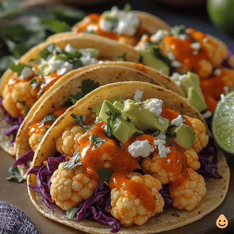 Tacos are a beloved staple in many cultures, known for their versatility and ability to adapt to various flavors and ingredients. Today, we’re diving into a mouth-watering recipe that takes the traditional taco experience and gives it a spicy twist: Spicy Buffalo Cauliflower Tacos. This dish is not only a feast for the taste buds but also caters to those seeking a healthier, plant-based alternative without sacrificing flavor.
