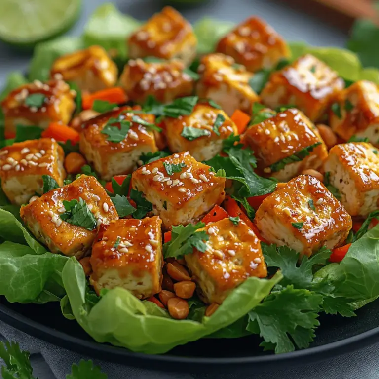 Before diving into the preparation of Crunchy Tofu Peanut Lettuce Cups, it's essential to understand the key ingredients that come together to create this delicious dish.