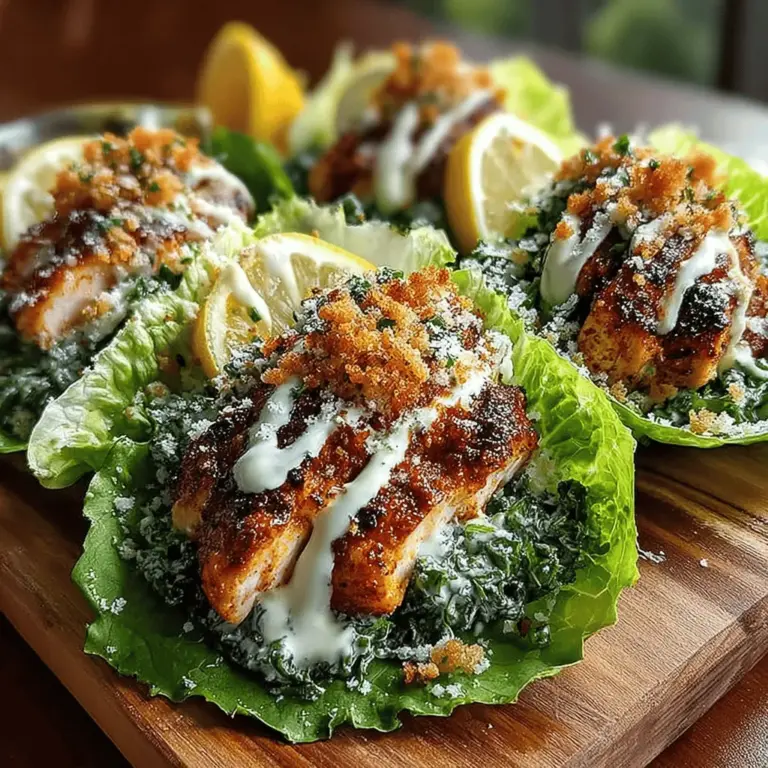 To create the perfect Grilled Chicken Caesar Lettuce Wraps, meticulous preparation is key. Begin by gathering all your ingredients and equipment, including boneless, skinless chicken breasts, romaine lettuce, Caesar dressing, grated Parmesan cheese, and croutons. This organized approach ensures a smooth cooking experience.