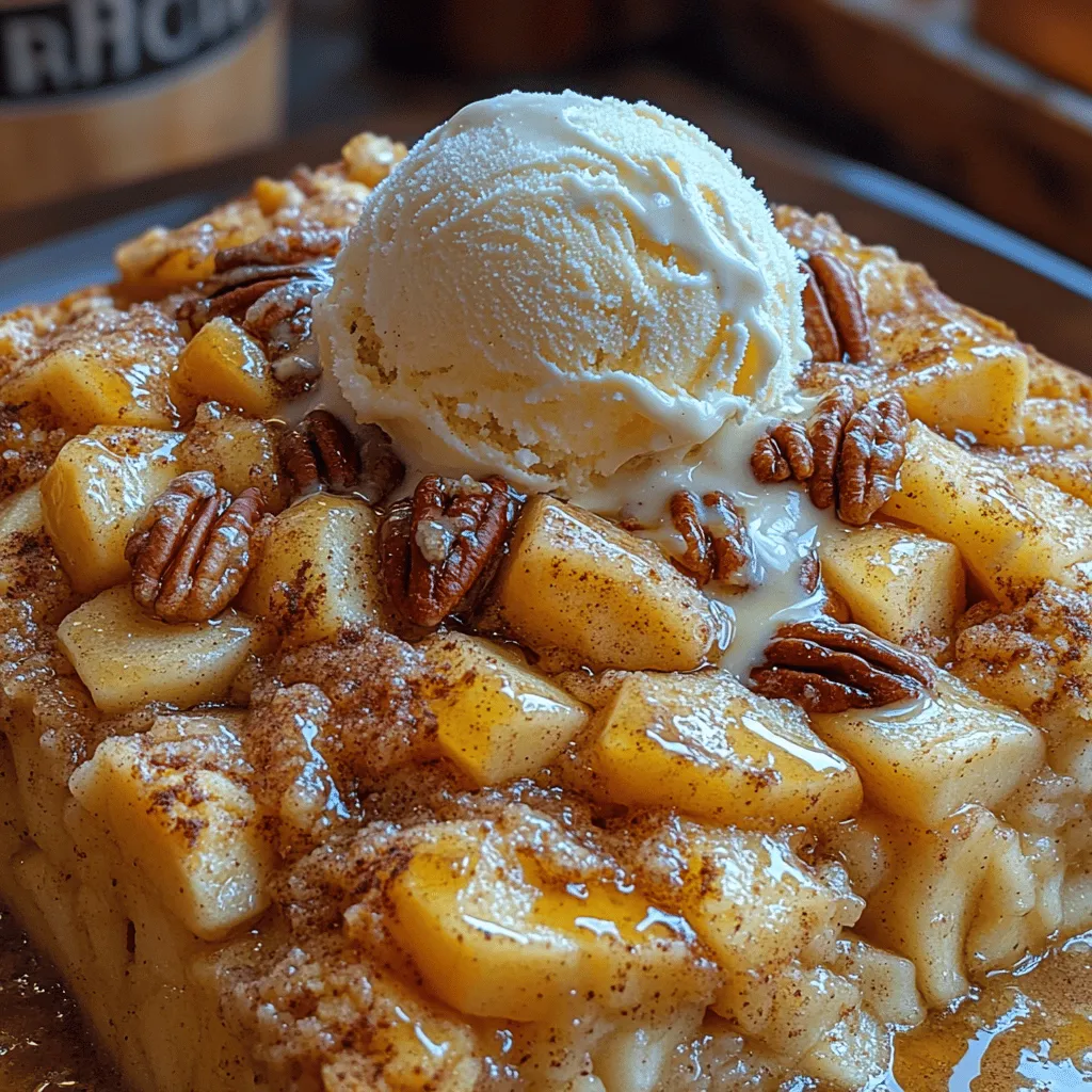 Heavenly Sweet Cinnamon Apple Dump Cake: A Culinary Delight