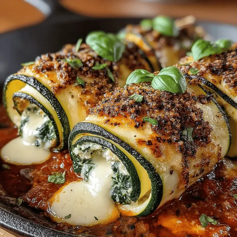 In recent years, zucchini has surged in popularity as a versatile ingredient in healthy cooking. Chefs and home cooks alike have embraced this nutrient-rich vegetable, incorporating it into a variety of dishes that range from salads to main courses. One standout recipe that has captured the hearts of health-conscious food enthusiasts is Zucchini Lasagna Rolls. This innovative dish serves as a nutritious and satisfying alternative to traditional lasagna, allowing you to indulge in the comforting flavors of classic Italian cuisine while adhering to a healthier lifestyle.