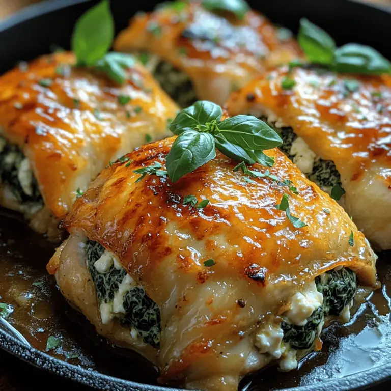 Are you ready to elevate your dinner game with a dish that combines flavor, nutrition, and a touch of elegance? Look no further than Herby Feta Spinach Stuffed Chicken. This delightful recipe features juicy chicken breasts filled with a savory mixture of fresh spinach, creamy feta cheese, and aromatic herbs. Not only does this dish promise an explosion of flavors, but it also brings a sense of satisfaction that only a homemade meal can provide. Rooted in Mediterranean culinary traditions, stuffed chicken is a versatile dish that can be served for special occasions or as a comforting weeknight dinner.
