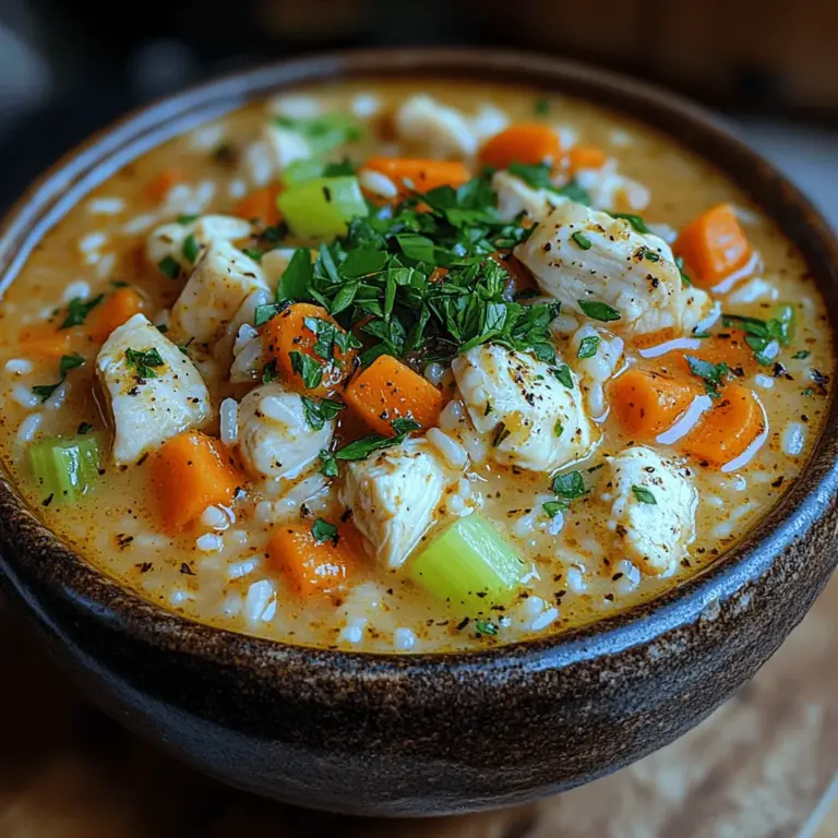 As the chill of winter settles in, nothing brings comfort quite like a warm bowl of soup. Among the myriad of comforting options, chicken and rice soup stands out as a classic favorite. Its soothing qualities and hearty ingredients make it a staple in kitchens around the world, particularly during the colder months. This Cozy Creamy Chicken and Rice Soup takes the traditional recipe to a new level, infusing it with rich creaminess and a depth of flavor that envelops you in warmth with every bite.