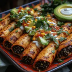 Exploring the delightful world of Mexican cuisine opens up a treasure trove of flavors and textures, and Crispy Black Bean Taquitos are a perfect example of this culinary journey. These taquitos, filled with a savory blend of black beans, corn, and spices, provide a satisfying crunch and are ideal for gatherings or a cozy family dinner. The allure of taquitos lies not only in their crispy exterior but also in the rich, flavorful filling that can be customized to suit various tastes and dietary preferences. This article will guide you through the step-by-step process of creating these delicious taquitos, along with insights into their nutritional benefits and serving suggestions.