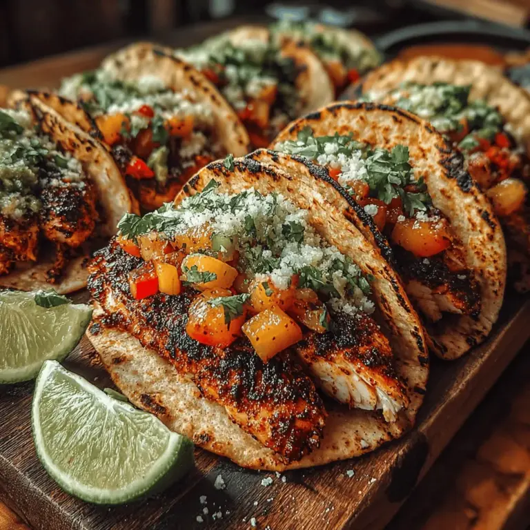 As summer arrives, so does the bounty of fresh fruits and vegetables, offering a perfect opportunity to create vibrant, delicious dishes. Among these treasures is the Peaches & Perfect Chicken Tacos recipe, a delightful fusion that combines the juicy sweetness of ripe peaches with savory grilled chicken. This dish is not just a feast for the eyes; it tantalizes the taste buds with its harmonious blend of flavors, making it an excellent choice for summer gatherings, casual weeknight dinners, or any occasion that calls for fresh, seasonal ingredients.