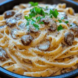 When it comes to comfort food, few dishes can rival the richness and warmth of creamy garlic mushroom pasta. This indulgent meal marries the earthy, umami flavors of mushrooms with a luscious, creamy sauce and perfectly cooked pasta, making it an ideal choice for both casual weeknight dinners and special occasions. Whether you’re hosting a dinner party or simply treating yourself after a long day, this dish promises to satisfy your cravings while showcasing the beauty of simple ingredients.