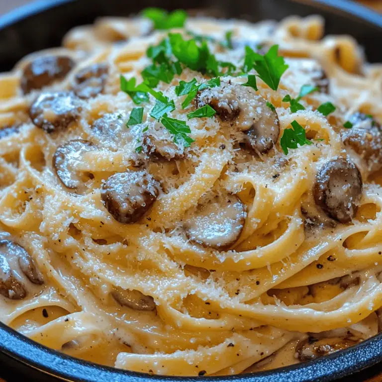 When it comes to comfort food, few dishes can rival the richness and warmth of creamy garlic mushroom pasta. This indulgent meal marries the earthy, umami flavors of mushrooms with a luscious, creamy sauce and perfectly cooked pasta, making it an ideal choice for both casual weeknight dinners and special occasions. Whether you’re hosting a dinner party or simply treating yourself after a long day, this dish promises to satisfy your cravings while showcasing the beauty of simple ingredients.