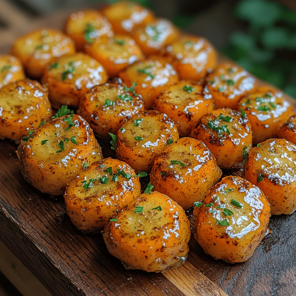 Sweet Honey Glazed Carrot Bites are an exquisite departure from the usual vegetable side dishes that often accompany family meals. The dish marries the natural sweetness of fresh carrots with the rich, inviting flavors of honey and a medley of spices, creating a delightful harmony that transforms an everyday vegetable into a truly special treat. This recipe is not only easy to prepare, making it accessible for cooks of all skill levels, but it also offers a nutritious option that can please both kids and adults.