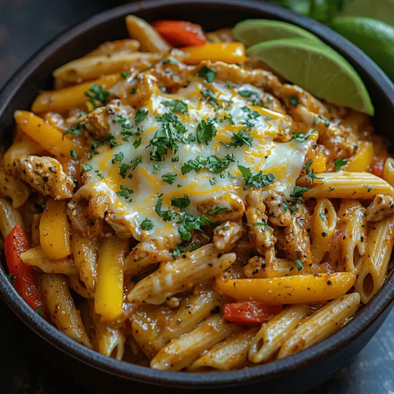 In the realm of modern cuisine, few dishes can rival the convenience and flavor of a one-pot meal. One such dish that has gained popularity for its unique combination of flavors is One-Pot Zesty Chicken Fajita Pasta. This delightful recipe marries the classic taste of chicken fajitas with the heartiness of pasta, creating a satisfying meal that is perfect for busy weeknights or casual gatherings. With vibrant ingredients, a medley of spices, and the ease of preparation, this dish is not only a feast for the palate but also a visual delight.