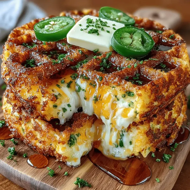 Cornbread holds a significant place in various culinary traditions, particularly in Southern and Southwestern cuisines, where it is often served with chili, barbecued meats, and greens. Its history spans centuries, evolving from indigenous American cooking to become a household favorite. The transformation of cornbread into waffle form is a testament to the creativity of modern cooking, allowing for a crispy exterior and fluffy interior that is perfect for soaking up toppings and sauces.
