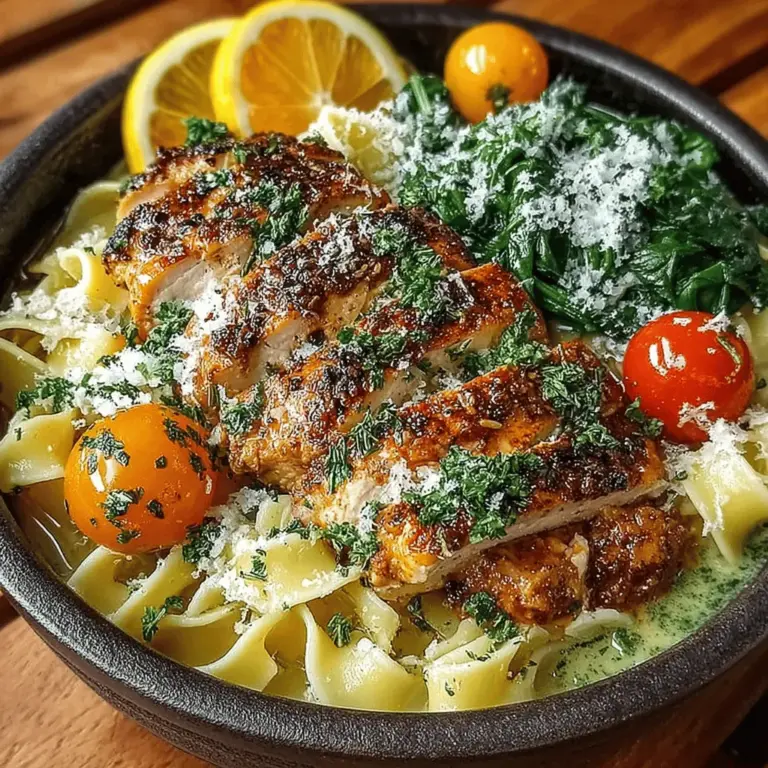 Lemon Dill Roasted Chicken Pasta is a delightful culinary creation that brings together the zesty brightness of lemon, the aromatic charm of fresh dill, and the succulent tenderness of roasted chicken. This dish is not just a feast for the palate; it’s also a feast for the eyes with its vibrant colors and enticing aroma. The synergistic blend of flavors makes it a standout choice for any occasion, whether you’re hosting a family dinner or enjoying a casual get-together with friends.