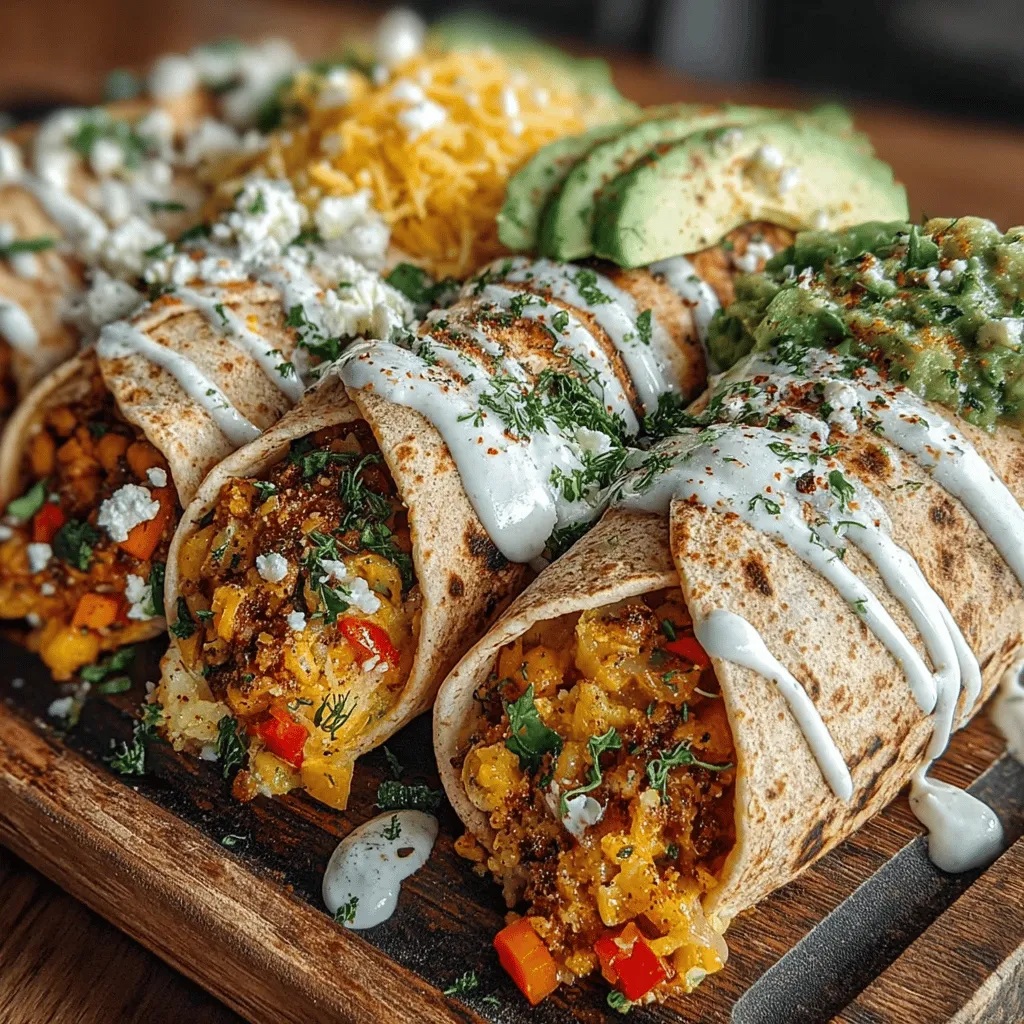 In the quest for nutritious and delicious meals, the Spiced Chickpea & Carrot Wraps with Creamy Yogurt Sauce stands out as a vibrant and satisfying option that caters to both health enthusiasts and flavor seekers alike. This recipe marries wholesome ingredients with an array of spices, resulting in a wrap that is not only quick to prepare but also bursting with flavor. Whether you're looking for a quick lunch on a busy workday or a light dinner that won't weigh you down, these wraps offer a delightful solution that can be enjoyed by everyone.