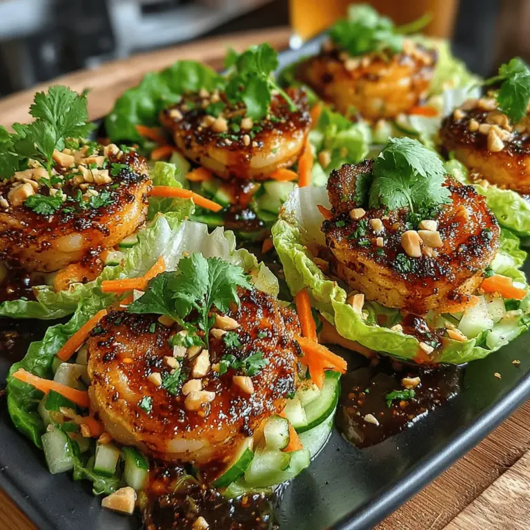 Shrimp lettuce wraps with watermelon glaze are a delightful fusion of flavors that are as visually appealing as they are delicious. This innovative dish artfully combines succulent shrimp, crisp vegetables, and a vibrant watermelon sauce to create a light meal that is both satisfying and nutritious. Perfect for warm-weather dining or as a fun appetizer for gatherings, these wraps offer a refreshing take on traditional flavors. In this article, we will delve into the recipe, exploring the essential ingredients, preparation methods, and the delightful experience of enjoying these fresh and healthy wraps.