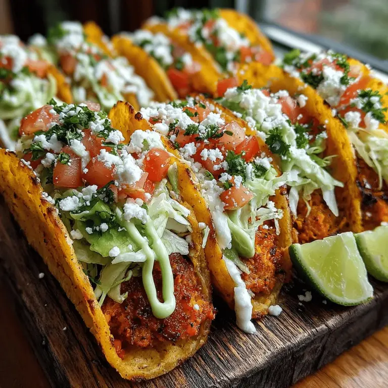 In the realm of culinary creativity, few dishes offer the versatility and appeal of tacos. Sweet and Smoky Carrot Fritter Tacos present a delightful twist on this beloved staple, marrying the robust flavors of carrot fritters with the fresh vibrancy of a taco. This dish is not only visually appealing but also a celebration of taste, texture, and nutrition. The combination of sweet, smoky, and fresh elements creates a flavor profile that is both satisfying and intriguing, making it an excellent choice for anyone looking to elevate their taco game.
