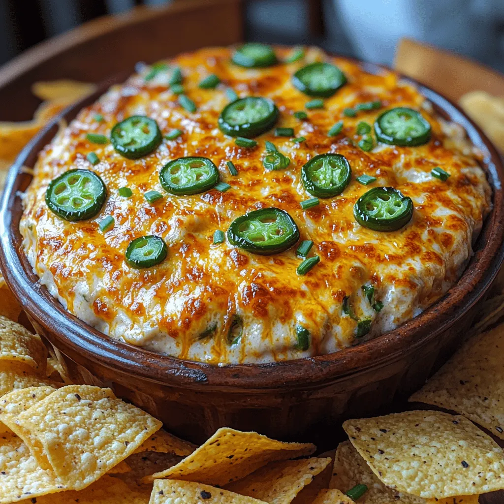 Dips have long been the star of social gatherings and parties, transforming ordinary snacks into extraordinary culinary experiences. Whether it’s game day, a potluck, or a casual get-together, a well-made dip can elevate the atmosphere and keep guests coming back for more. Among the myriad of dip recipes available, the Spicy Cheesy Jalapeño Popper Dip stands out as a true crowd-pleaser. This dish marries the rich, creamy textures of cheese with the fiery kick of jalapeños, making it an indulgent choice for anyone who loves a bit of heat.