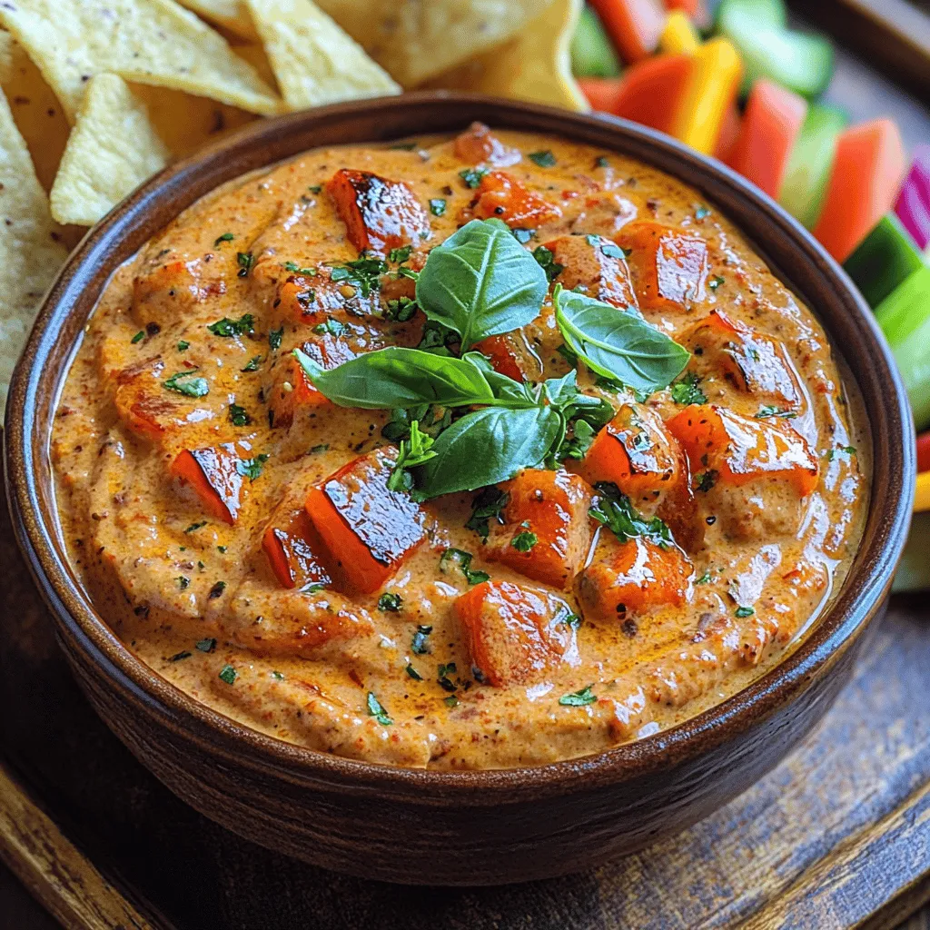 In the world of culinary delights, creamy dips hold a special allure. They serve as the perfect accompaniment for a variety of dishes, transforming simple gatherings into memorable feasts. Whether it's a casual get-together, a festive celebration, or a cozy night in, the right dip can elevate your snacking experience. Among the many options available, the Creamy Roasted Red Pepper Dip stands out as a particularly vibrant and flavorful choice, captivating the taste buds with its rich and savory profile.