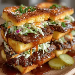 When it comes to comfort food, few dishes can rival the mouthwatering appeal of Smoky BBQ Brisket Sandwiches with Zesty Slaw. This classic American dish not only satisfies the taste buds but also evokes a sense of nostalgia for backyard barbecues and family gatherings. The combination of tender, smoky brisket slathered in rich BBQ sauce, paired with a refreshing, crunchy slaw, creates a symphony of flavors and textures that is nothing short of irresistible.