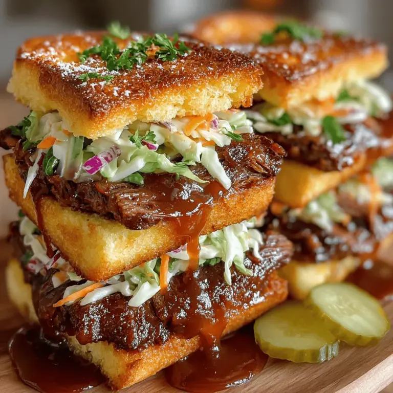 When it comes to comfort food, few dishes can rival the mouthwatering appeal of Smoky BBQ Brisket Sandwiches with Zesty Slaw. This classic American dish not only satisfies the taste buds but also evokes a sense of nostalgia for backyard barbecues and family gatherings. The combination of tender, smoky brisket slathered in rich BBQ sauce, paired with a refreshing, crunchy slaw, creates a symphony of flavors and textures that is nothing short of irresistible.