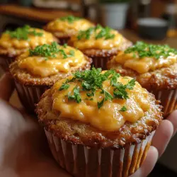 Achieving the perfect Cheesy Dream Muffins requires careful attention to the baking process. Preheat your oven to 375°F (190°C) and prepare your muffin tin with liners or cooking spray. Once your batter is ready and filled into the cups, place them in the oven and set a timer for 20 minutes.