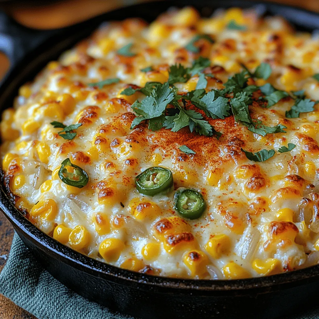 In the realm of comfort food, few dishes can rival the warm, cheesy goodness of a skillet corn dish. The Cheesy Jalapeño Corn Skillet is a delightful blend of sweet corn, spicy jalapeños, and creamy cheeses, making it a perfect side dish or party appetizer. This dish is not just another recipe; it embodies a harmonious balance of flavors and textures that can tantalize your taste buds and leave your guests clamoring for more. With its combination of sweet, spicy, and creamy elements, it appeals to a wide range of palates, making it a versatile addition to any meal.
